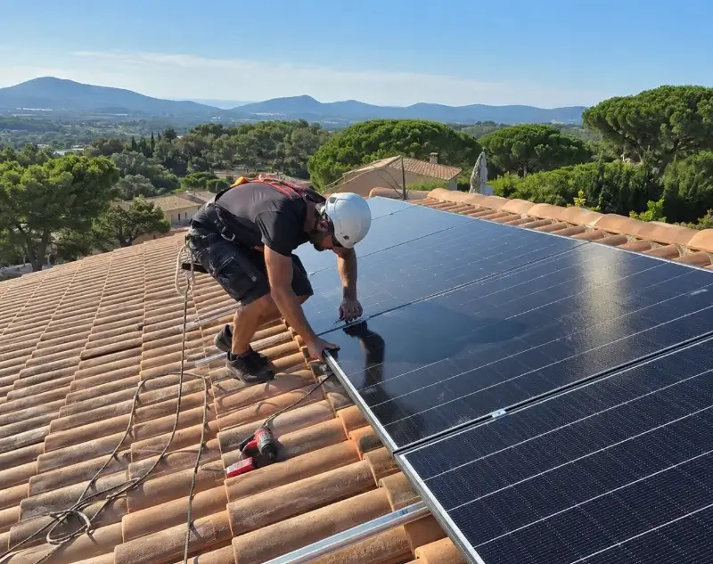 Installateur panneaux solaires Peyrolles-en-Provence — pose photovoltaïque sur toiture